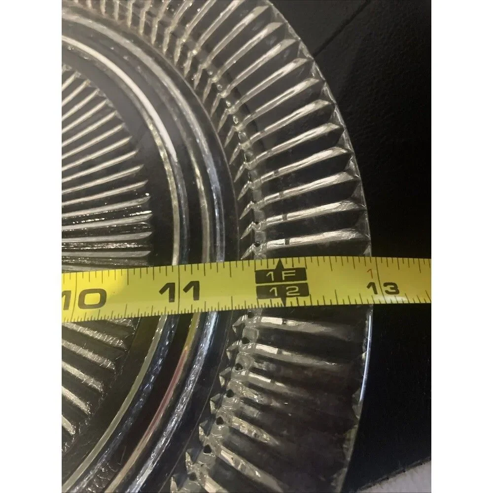 Vintage Starburst Round‎ Glass Serving Plate